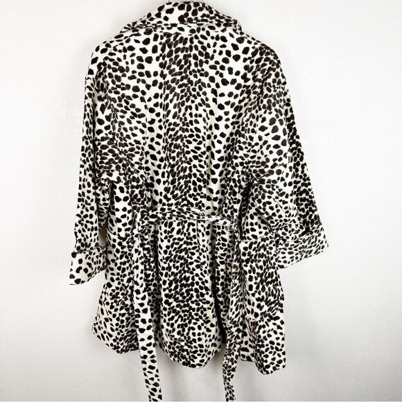 RARE Vntg 90s Victorias Secret Cheetah Animal Print Bath Towel Robe Small - Picture 6 of 6
